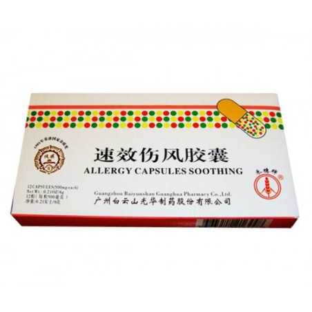 Suxiao Shangfeng Jiaonang – Apoyo Natural contra el Resfriado y las Infecciones