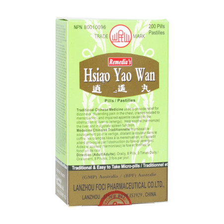 Hsiao Yao Wan 200 píldoras | Ciclo y tensión